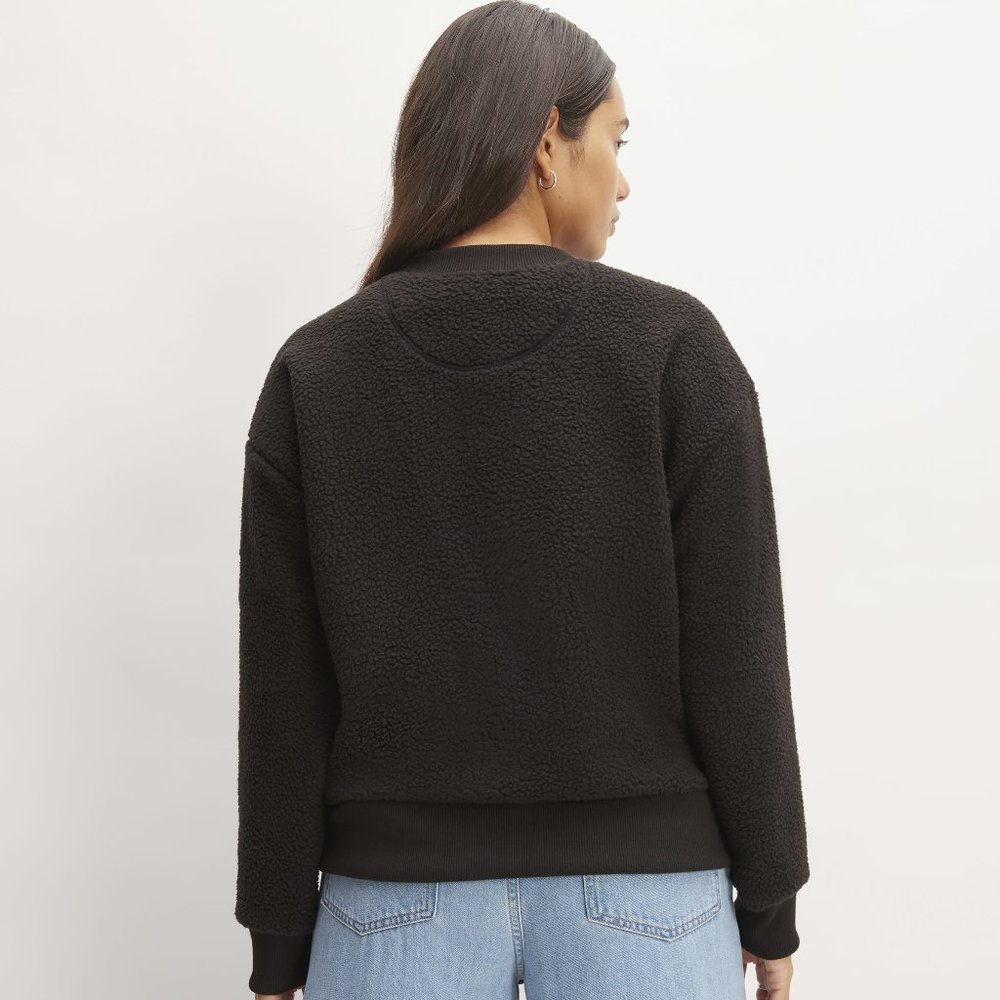 Everlane The Fleece Oversized Crew - Picture 2 of 4